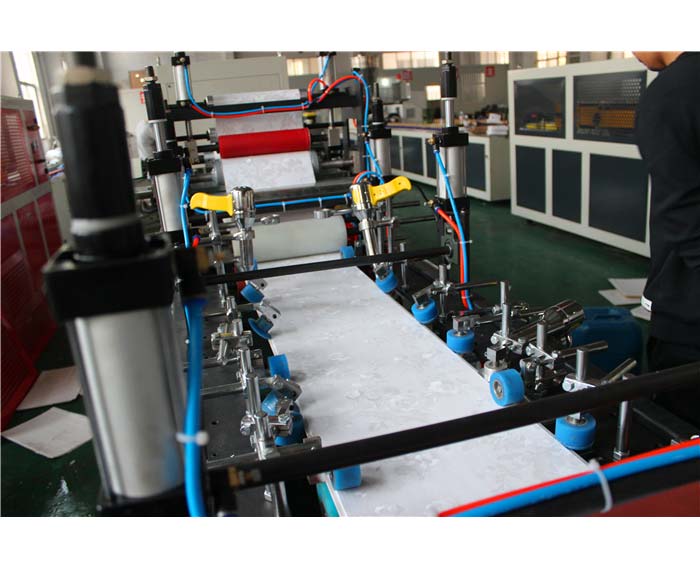 PVC Ceiling Panel Making Machine with Online Printing / PVC Ceiling Machine