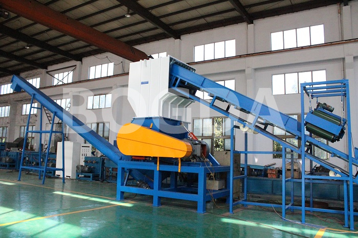 Waste Metal Tyre Plastic Wood Pallet Double Shaft Shredder Recycling Machine