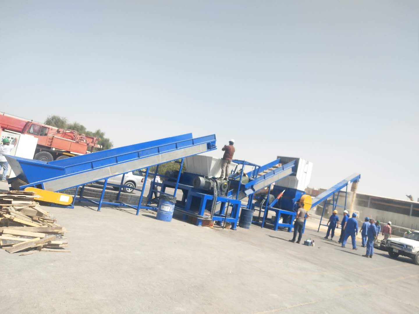 Double Shaft Scrap Shredder