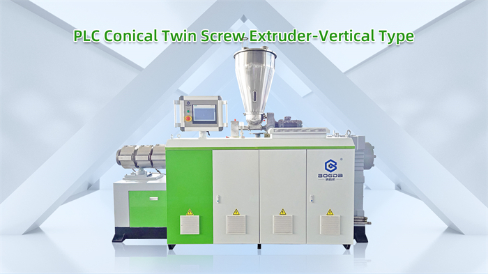 BOGDA PLC Conical Twin Screw Extruder-Vertical Type