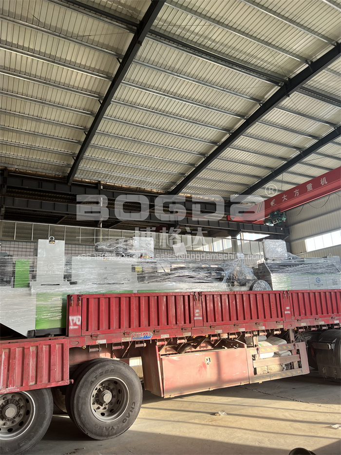 Bogda PVC granulator sent to Zhongcai in China
