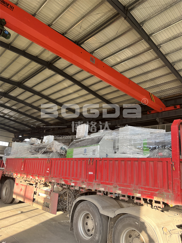 Bogda PVC granulator sent to Zhongcai in China