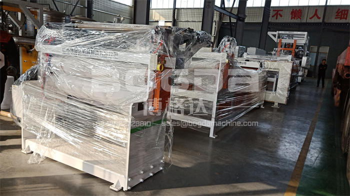 Bogda PET sheet production line sent abroad