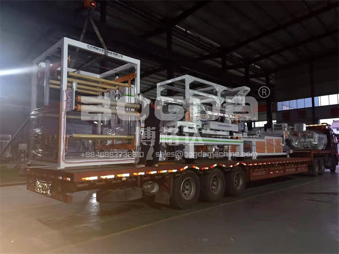 Bogda PET sheet production line sent abroad