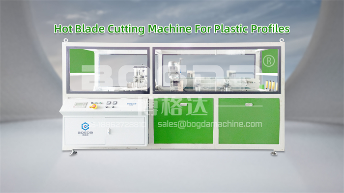 Hot Blade Cutting Machine For Plastic Profiles