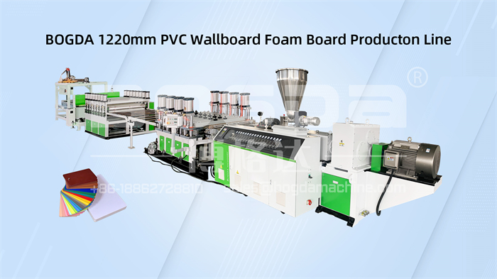 BOGDA 1220mm PVC Wallboard Foam Board Producton Line