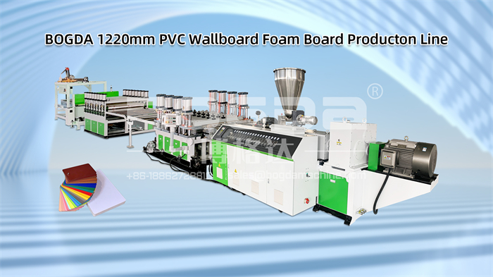BOGDA 1220mm PVC Wallboard Foam Board Producton Line 3