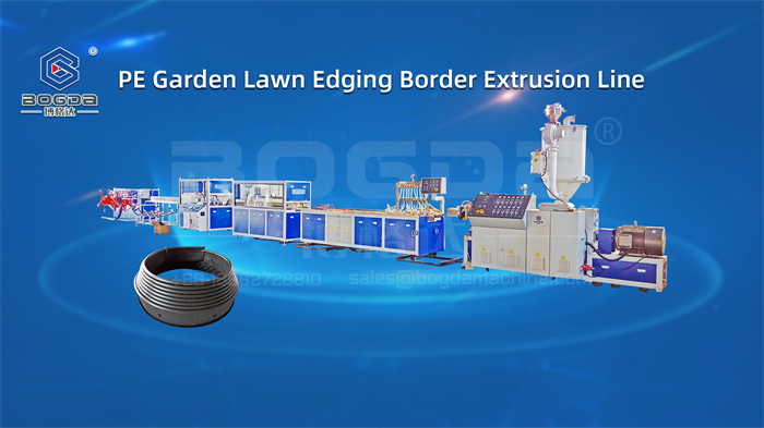PE Landscaping Lawn Edging Profiles Extrusion Production Line