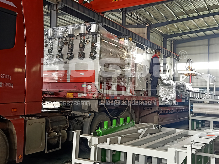 Bogda sent two foam board production lines to Hubei