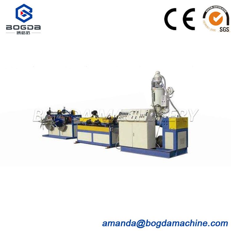 Newly HDPE single wall corrugated pipe making machine for electric cable wire
