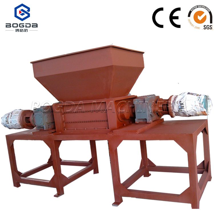 Double shaft shredder recycled plastic machine price