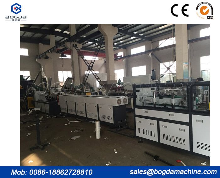 PVC electric conduit pipe making machine / Double pipe extrusion line
