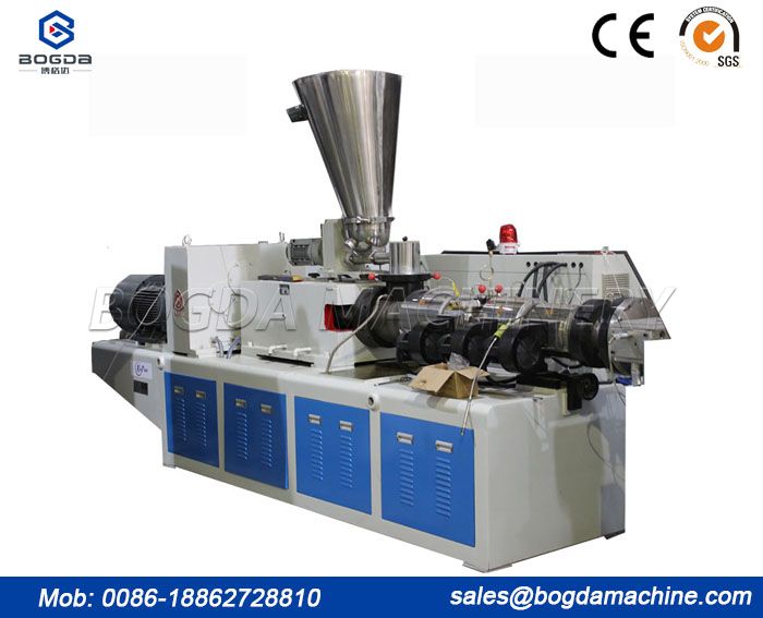 PVC Conical Twin Screw Extruder/Double Screw Extruder for PVC Plastic Profile Sheets Pipe Extrusion Line