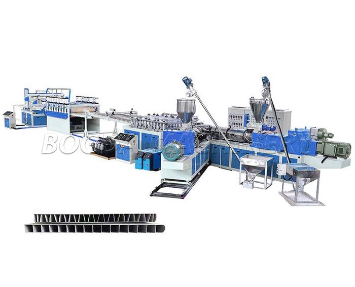 PVC Hollow Stockbreeding Fence Board Wall Panel Extrusion Production Line Manufacturers