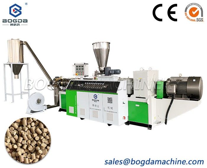 High Capacity Plastic PVC Powder Granulation Pellet Making Extrusion Machine Line