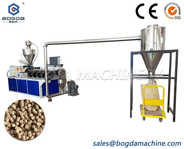 BOGDA Single Screw Plastic PVC Granules Making Machine For Recycling PVC Edge Banding