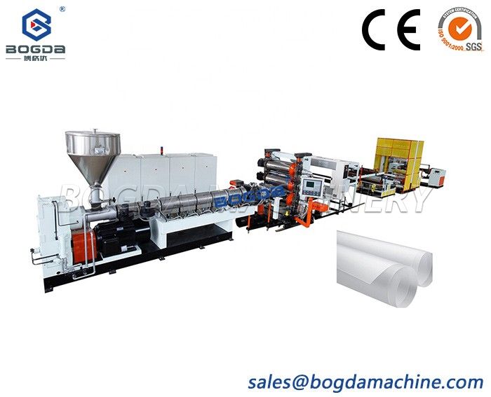 China Supplier Manufacture Single Screw PP Sheet Extrusion Machine Line