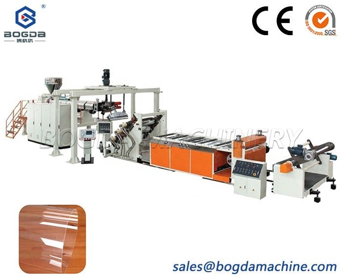 BOGDA Manufacture Clear Transparent PET APET PETG CPET Anti-scratch Sheet Production Line