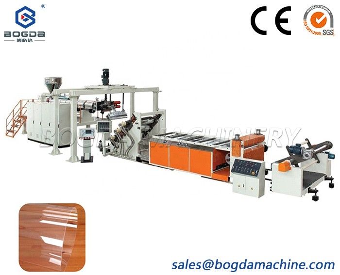 BOGDA Manufacture Clear Transparent PET APET PETG CPET Anti-scratch Sheet Production Line