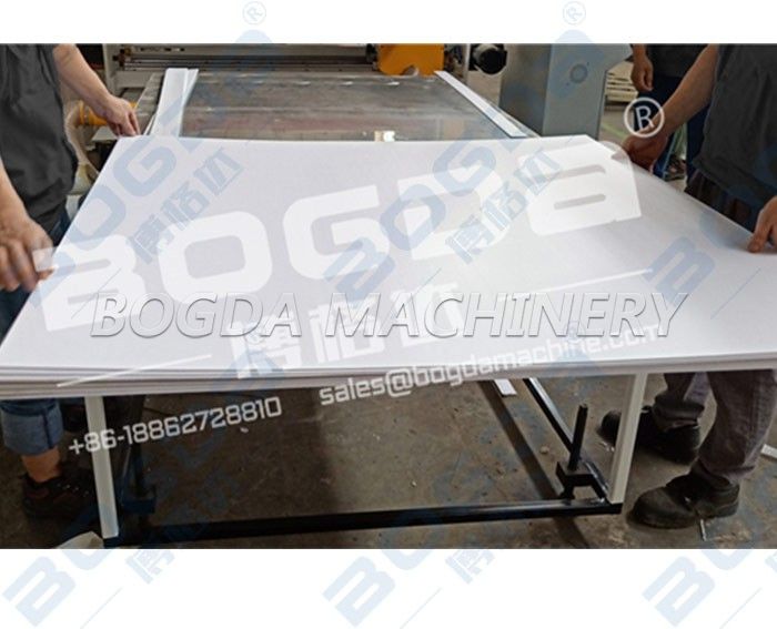 PVC Free Foaming Sheet Making machinery For Advertising Display Board Mounted Drawing Board Silk Screen Engraving Use
