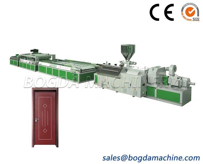 SJSZ80/156 PVC/WPC Foam Door Board Production Machine Wood Plastic Composite Door Panel Extrusion Line