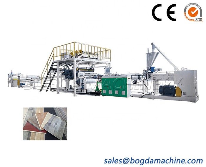 LVT/SPC /PVC stone plastic flooring making machine