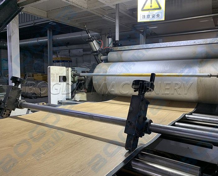 LVT/SPC /PVC stone plastic flooring making machine