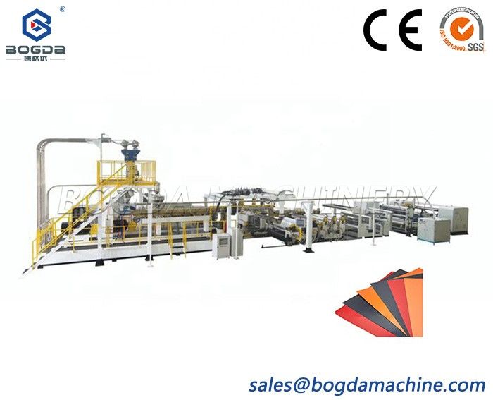 ASA Resin Roof Tile Building Material Coating Film Extrusion Machine Production Line