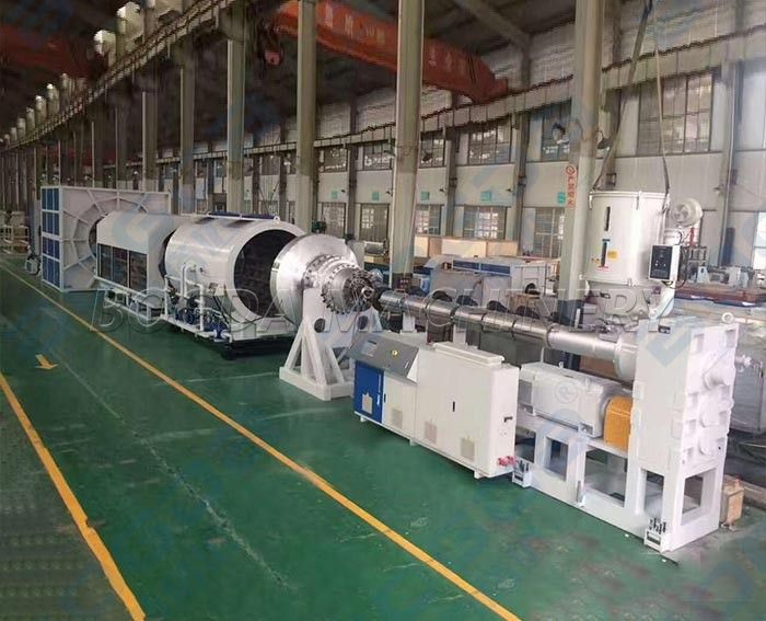 Stable production Large Diameter HDPE Pipe Production Line With Factory Price