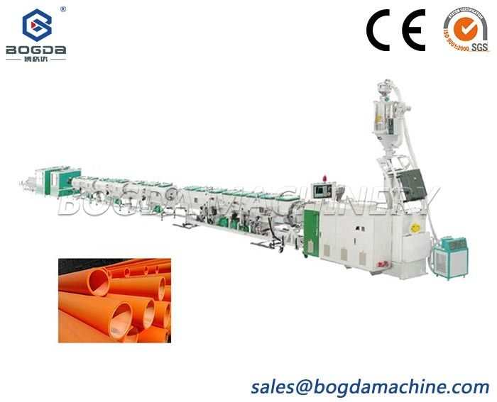 Trenchless MPP Electric Power Cable Protection Pipeline Piping Making Machine Plastic PP PE Pipe Extrusion Production Line