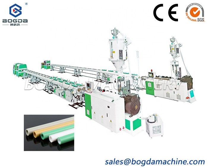 BOGDA Double Strand Output PPR Pipes Extrusion Production Making Machine 20-63mm Pipe Diameter