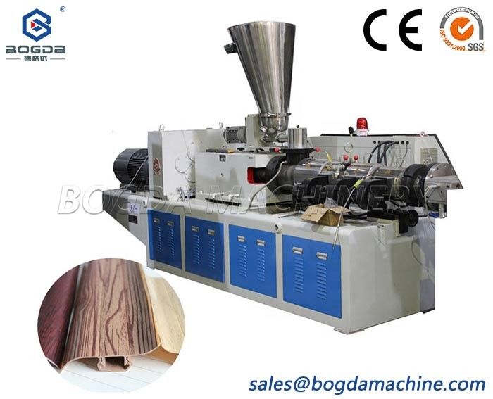 Plastic PVC Floor Baseboard Skirting Board Plinth Extrusion Production Line Making Machine