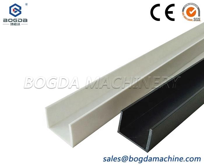 Custom Design U Shape PVC Channel Profiles Extrusion Die Mould For Display Cabinets Glass Door Window Edge Trim Protection