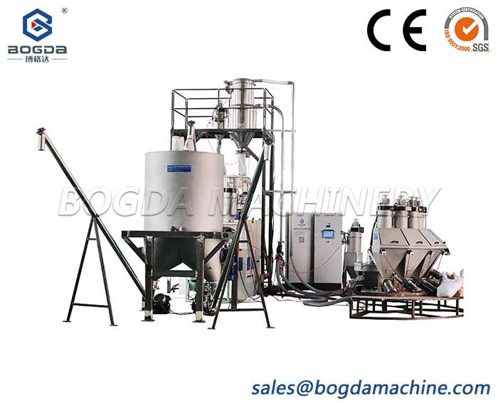 BOGDA Full Automatic Gravimetric Blending Dosing System PVC Compounding Powder Mixer