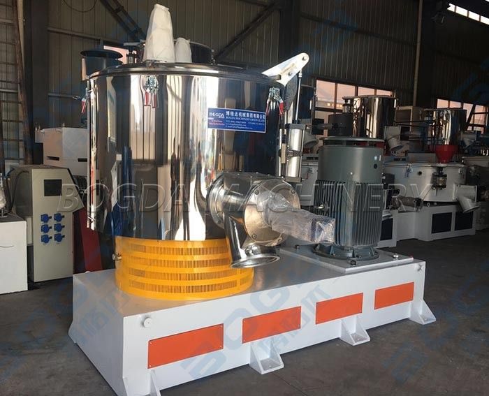 Vertical Type Hot & Cold Mixing System for plastic material high speed mixing
