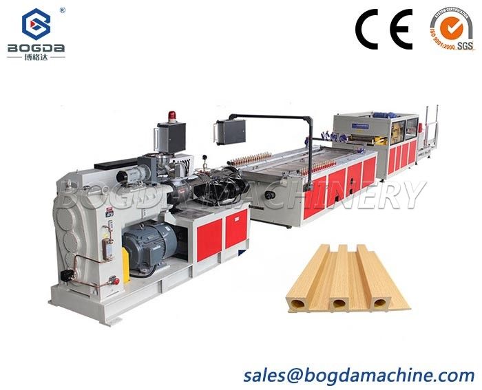 BOGDA PVC WPC Fluted Wall Panel Extrusion Making Machine Line