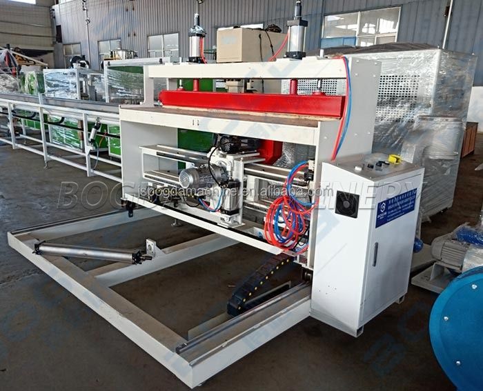 Fully Automatic PVC Foam Board Dust-free Cutting Machine Non-dust Cutter For PVC Foamed Sheet Extrusion Production Line