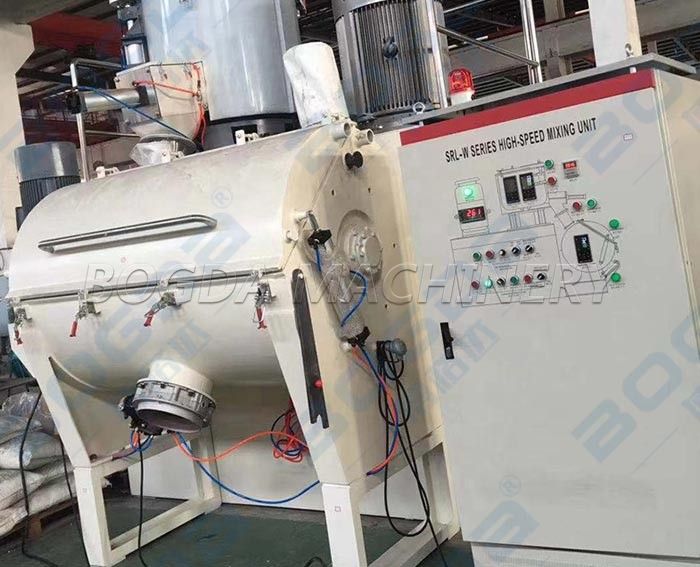 Industrial Horizontal Plastic Raw High Speed Hot and Cooling Plastic Mixing Machine SRL-W800/1600