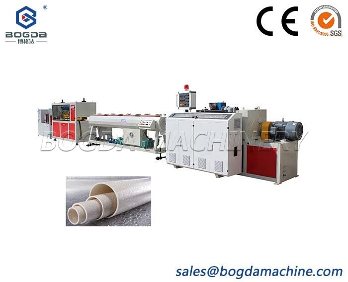 200-400mm PVC Drain Pipe Plastic Tube Moulding Production Line With PLC Control