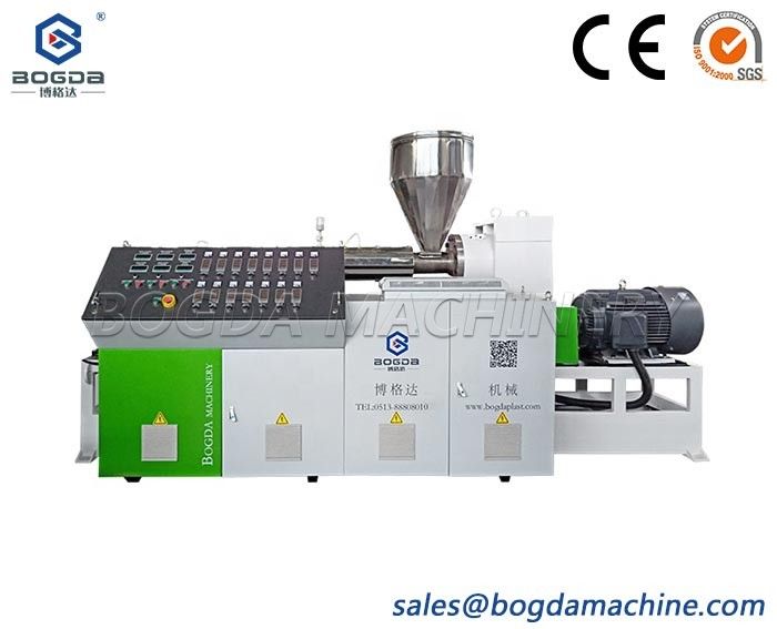 Waste Plastic Recycling Ring Cutting Die Pellet Extruder Machine For PP Granules