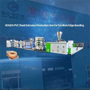 BOGDA PVC Sheet Extrusion Production Line For Furniture Edge Banding