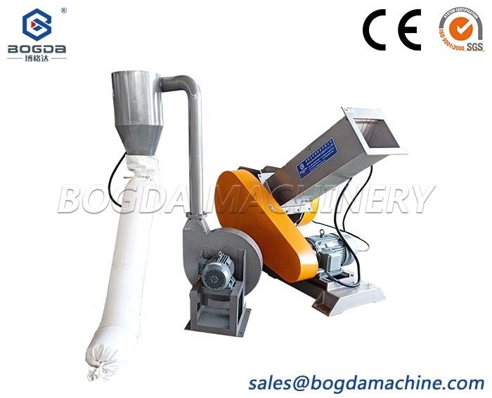 China BOGDA Plastic Pipe Recycling Crusher For Crushing PVC Profiles Sheet Panel