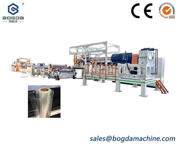 BOGDA Production Hardness High Gloss PET Sheet Film Making Machine