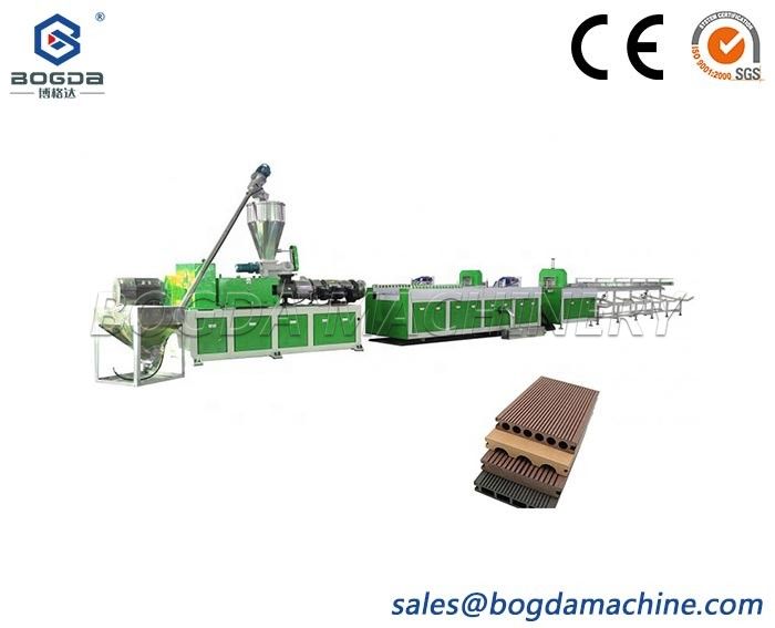 PE WPC Outdoor Co-Extrusion Decking Board Flooring Garden Walkway Making Extrusion Machine