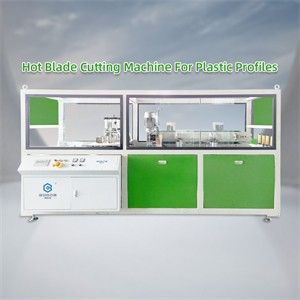 Hot Blade Cutting Machine For Plastic Profiles 2