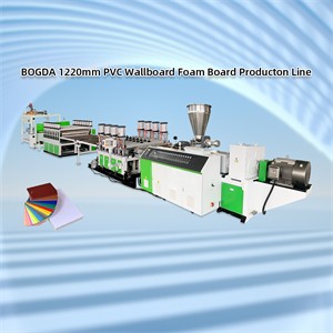 BOGDA 1220mm PVC Wallboard Foam Board Producton Line 6