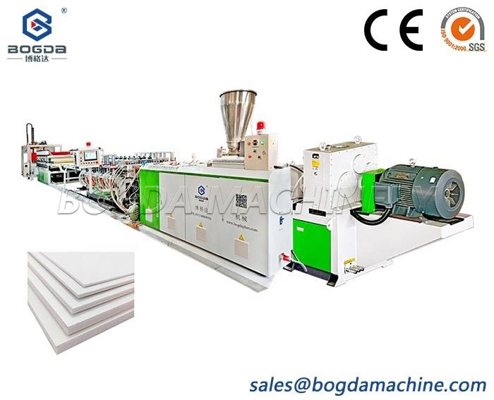 BOGDA PVC WPC Foam Board Panel Fabrication Machine Production Line