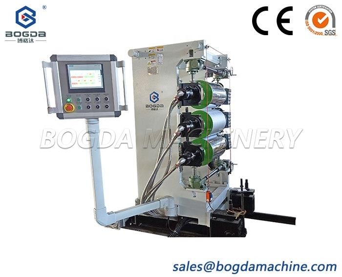 BOGDA Electric PVC Edge Banding Extrusion Line Parts Three Rollers Calender Embossing Machine