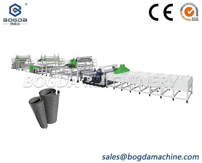 BOGDA PVC Vinyl Floor Cover Sheet Flooring Production Line Machine