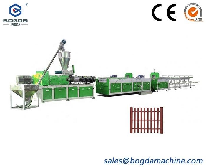 BOGDA Small WPC Fencing Extruder Making Machine